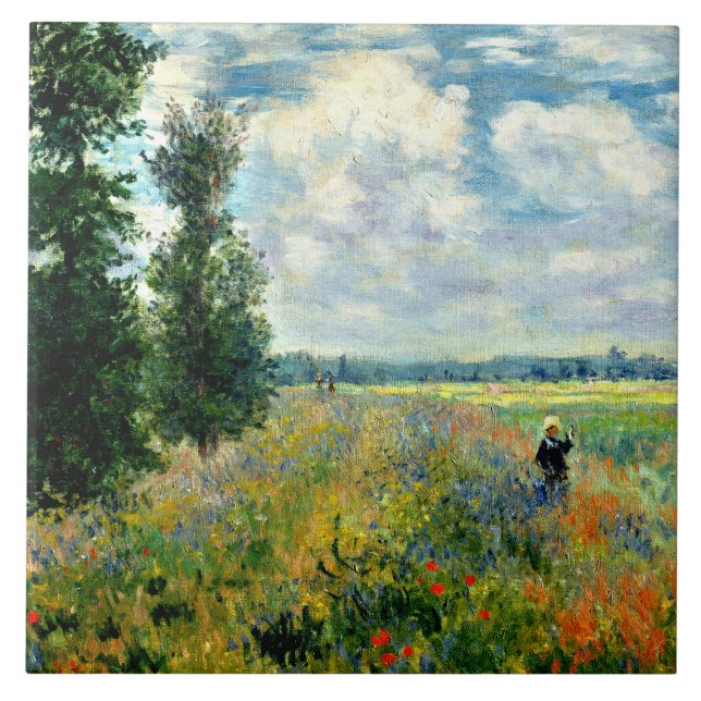 Monet - Campo de Papoulas, Argenteuil (Frente)