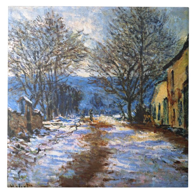 Monet - Efeito da Neve em Limetz, (Frente)