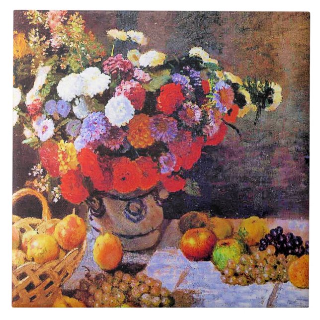 Monet - Flores e Frutas (Frente)