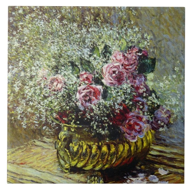 Monet - Flores em um Pote (Frente)