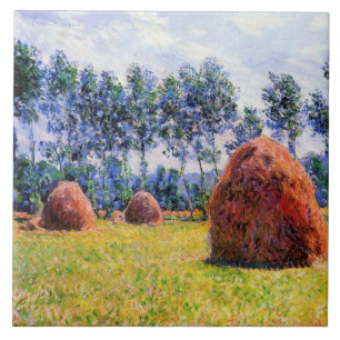 Monet - Haystacks em Giverny, 1884,