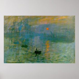 Monet "Impression, Sunrise", Impressão de Belas Ar