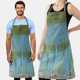 Monet inspirou Cattails Reeds no Lago Azul