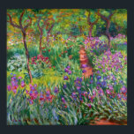 Monet Iris Garden em Giverny Poster<br><div class="desc">Monet Iris Garden em Giverny poster. Pintura a óleo na canvas 1899. O Jardim Íris de Giverny representa uma das pinturas florais mais coloridas e amadas de Monet. O uso vibrante de púrpuras, vermelhos, verdes e azuis torna esta uma das peças impressionistas mais dinâmicas deste período rico da carreira de...</div>