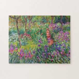 Monet Iris Garden em Giverny Quebra-cabeça