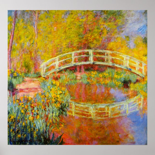 Monet Japan Bridge Poster (Frente)