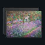 Monet - Jardim Artista do Cartão Magnético Giverny<br><div class="desc">Jardim do Artista em Giverny / Le Jardin de l'artiste a Giverny - Claude Monet,  1900</div>