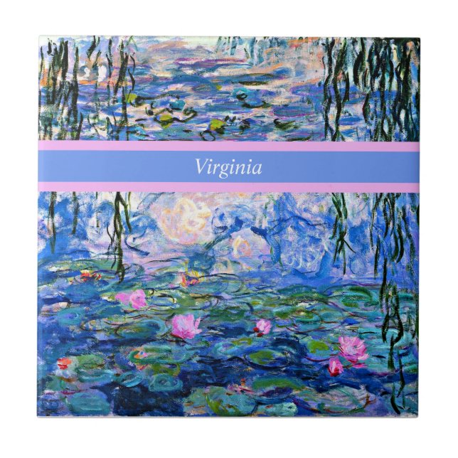 Monet - Lírios d'água 1919 modelo (Frente)