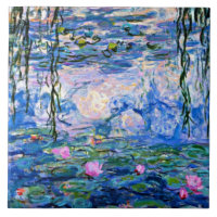Monet - Lírios d'água (rosa) 1919 - famosa pintura