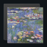 Monet - Lírios De Água/Ninfas Cartão Magnético<br><div class="desc">Lírios/Ninfas - Claude Monet,  1916</div>