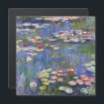 Monet - Lírios De Água/Ninfas Cartão Magnético<br><div class="desc">Lírios/Ninfas - Claude Monet,  1916</div>