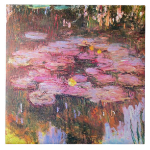Monet - Lírios De Água, Rosa,