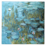 Monet - Lírios De Água (Turquesa),<br><div class="desc">Lírios d'água (turquesa),  1915,  pintura de impressionismo de arte por Claude Monet,  artista francês</div>
