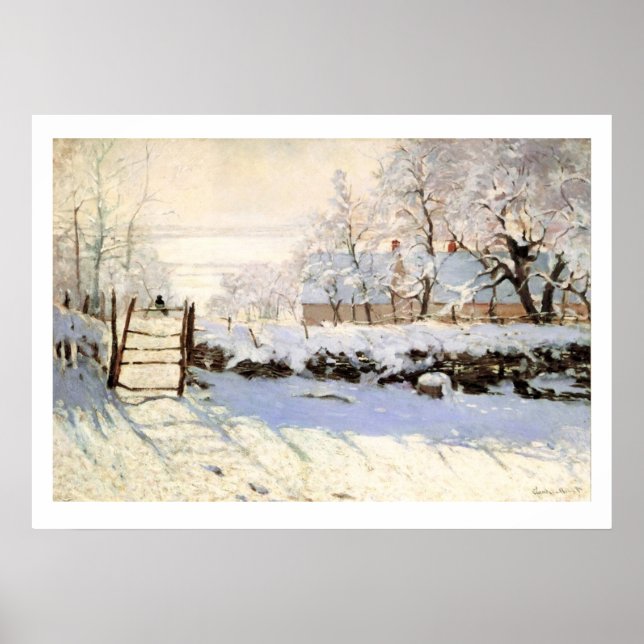 Monet Magpie Poster (Frente)