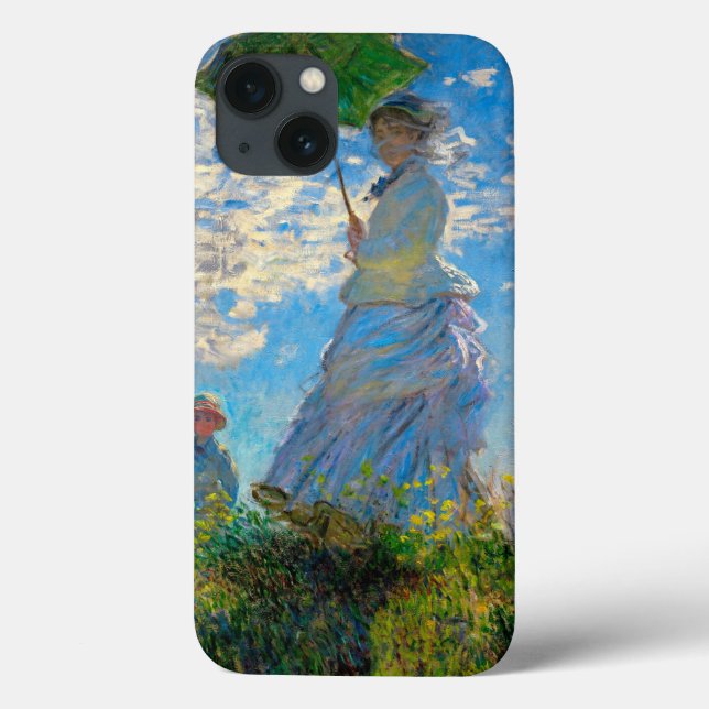 Monet Mulher Guarda-Sol Impressionismo (Verso)