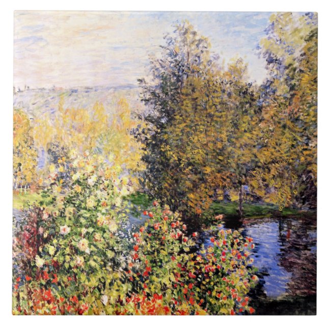 Monet - O Jardim do Hoschede em Montgeron (Frente)