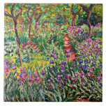 Monet - O Jardim Íris em Giverny<br><div class="desc">A famosa pintura de Claude Monet, O Jardim Íris em Giverny, travesseiro decorativo.</div>