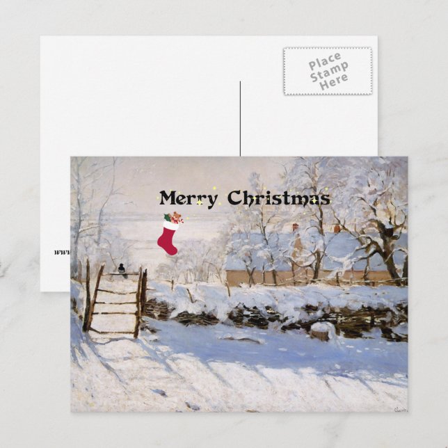 Monet - O Mágico, Cartões de natal (Frente/Verso)