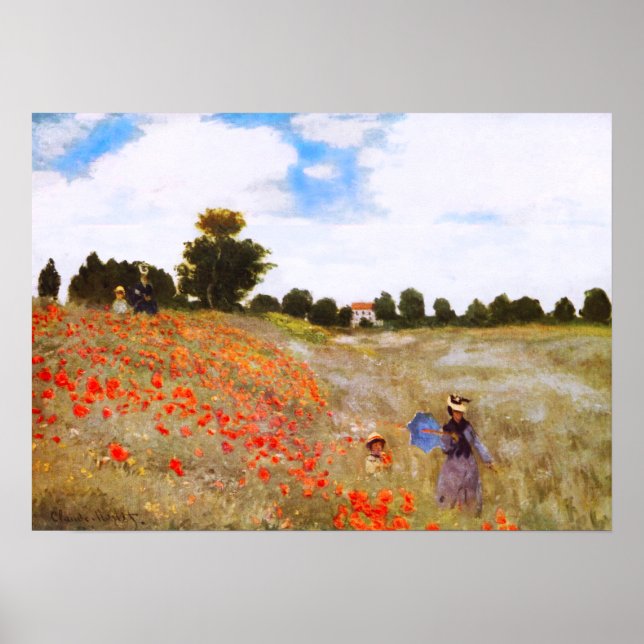 Monet Poppies Poster (Frente)
