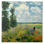 Monet - Poppy Field, Argenteuil<br><div class="desc">Poppy Field,  Argenteuil - Pintura de arte pelo artista impressionista francês Claude Monet</div>