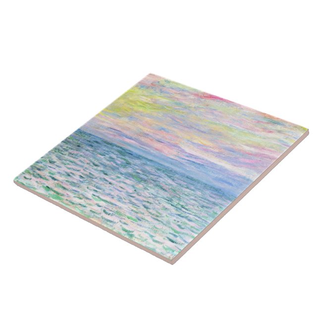 Monet - Sunset em Pourville, belas artes (Lateral)