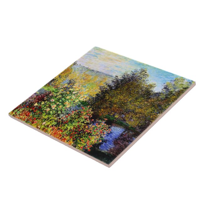 Monet - Um canto do jardim em Montgeron (Lateral)