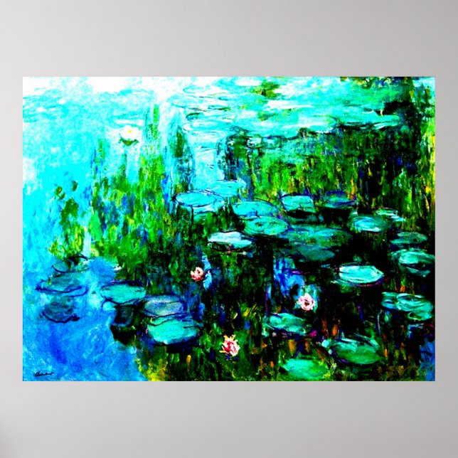 Monet Water Lillies Poster (Frente)