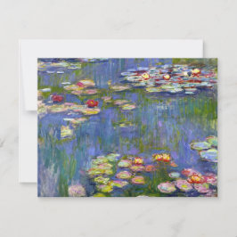 Monet Water Lily 1916 Convites