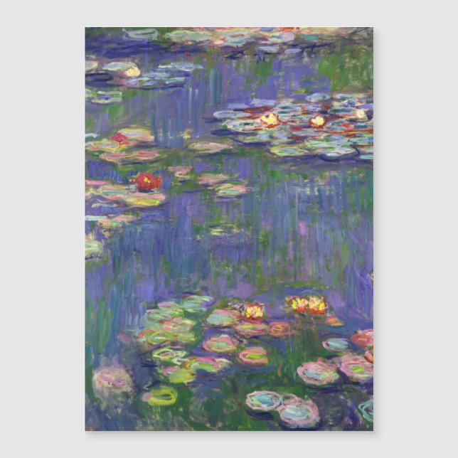 Monet Water Lily - Pintura de plataforma (Frente)