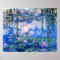 Monet Water Lily Poster