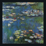 Monet Water Lily Vintage Art Poster<br><div class="desc">Claude Monet Water Lily vintage reprodutora poster.</div>