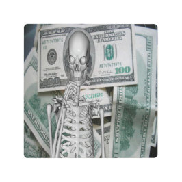 Money Metal Wall Art