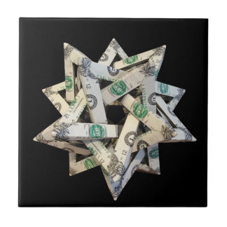 Money Origami Five Intersecting Tetrahedra