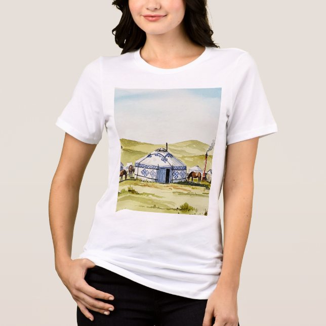 Mongolian yurt (Frente)