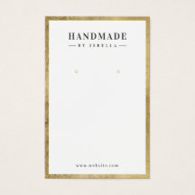 Monitor de brinco de joias personalizadas de borda