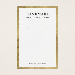 Monitor de brinco de joias personalizadas de borda