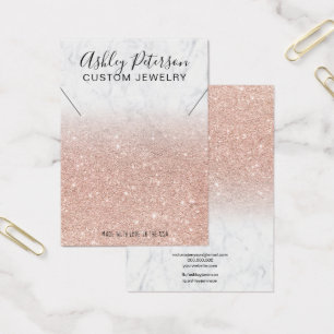 Monitor de colar de chic rosa dourado marble