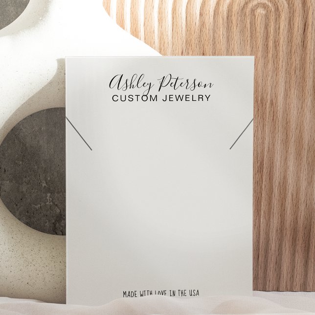 Monitor de colar de joias preto e branco (Criador carregado)