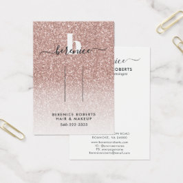 Monitor do Clipe do Cabelo com Monograma Dourado c