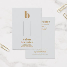 Monitor Dourado Monograma de Clipes de Cabelo com 