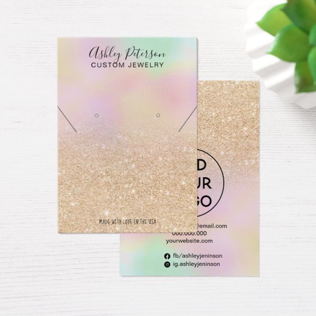 Monitor holográfico de colar de ourivesaria (Mesa)