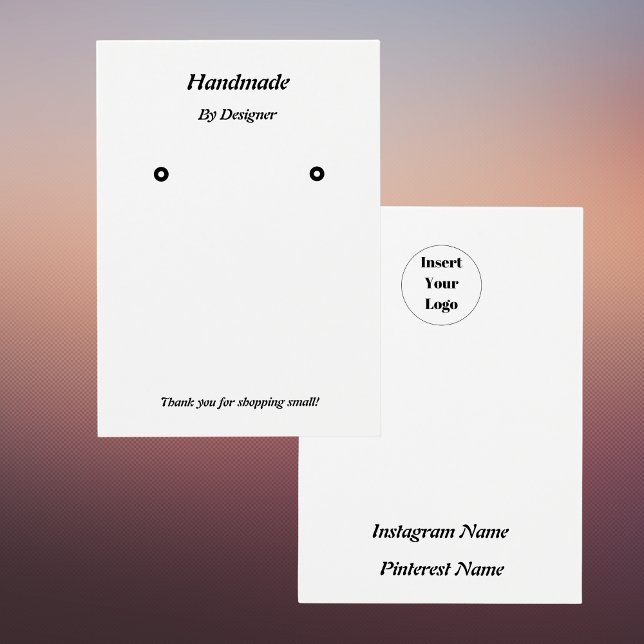 Monitor Mínimo De Joias Pretas E Brancas Modernas (Criador carregado)