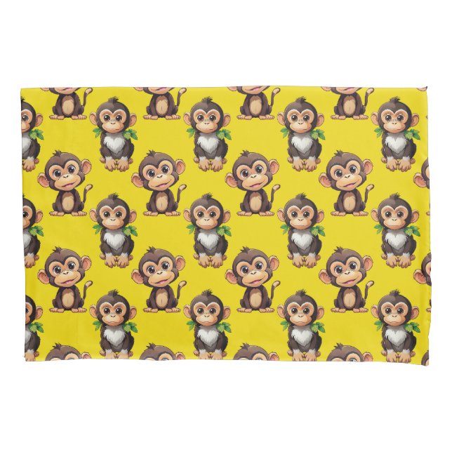 Monkey Pattern Design Yellow  (Frente)