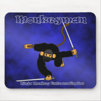 Monkeyman azul Mousepad