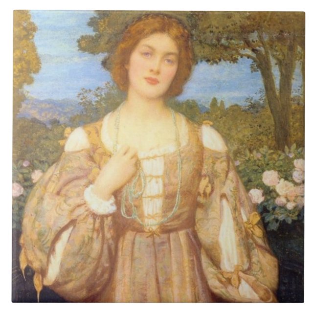Monna Giovanna (por Edward Robert Hughes) (Frente)