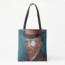 Monocle Van Gogh No Top Hat Tote Bag