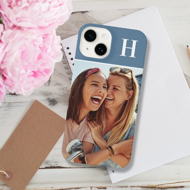 Monogram Initial Photograph Modern (Criador carregado)