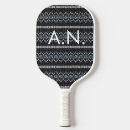 Monogram Knitted Pattern Carbon Fiber