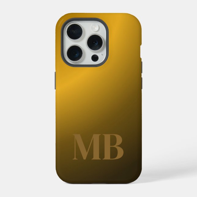 Monogram Modern Gold Tiger Eye (Verso)