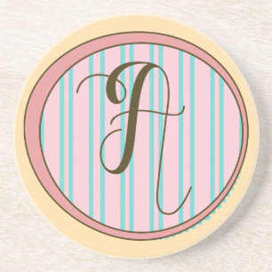 Monograma A Porta copos Sandstone